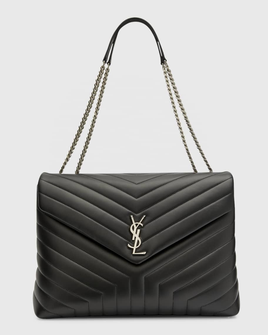 Saint Laurent Loulou Large YSL Shoulder Bag in Quilted Leather | Neiman Marcus