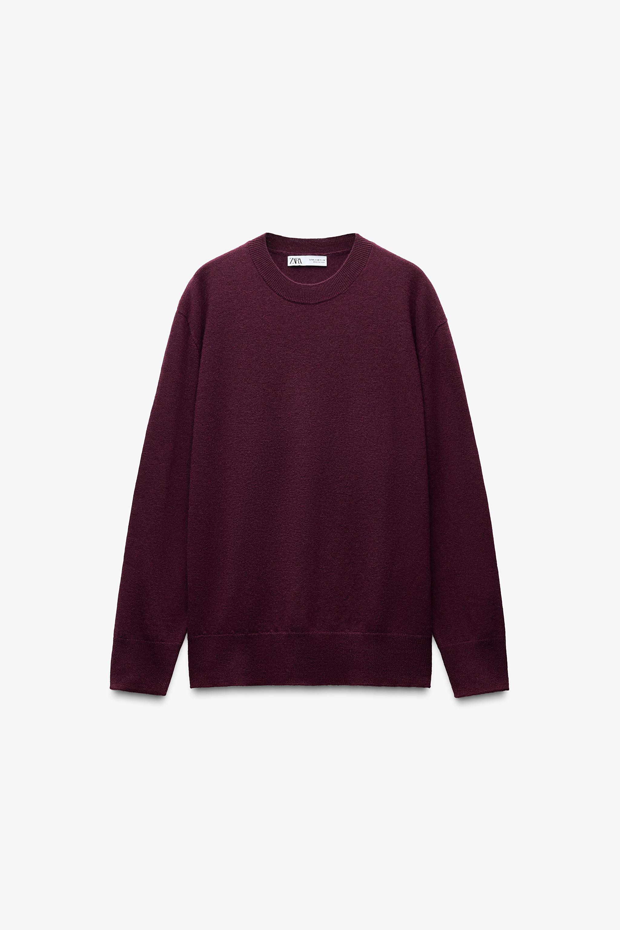 100% WOOL EXTRA SOFT SWEATER | Zara US