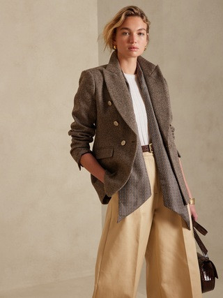 Herringbone Captain's Blazer | Banana Republic (US)