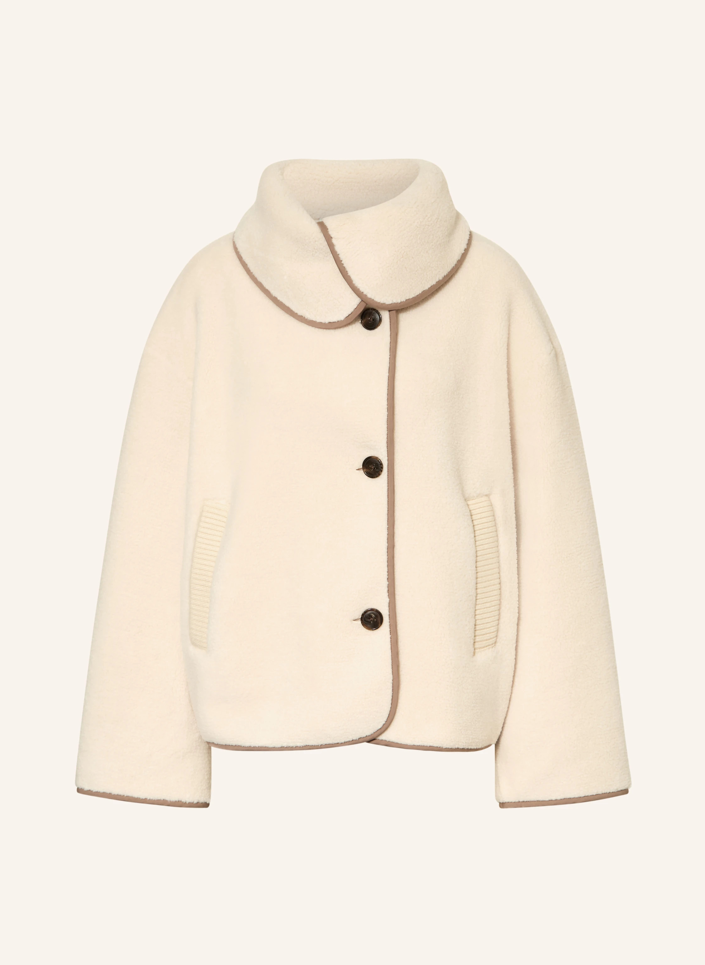 VARLEY Teddyfell-Jacke in hellbraun / taupe | Breuninger (DACH)