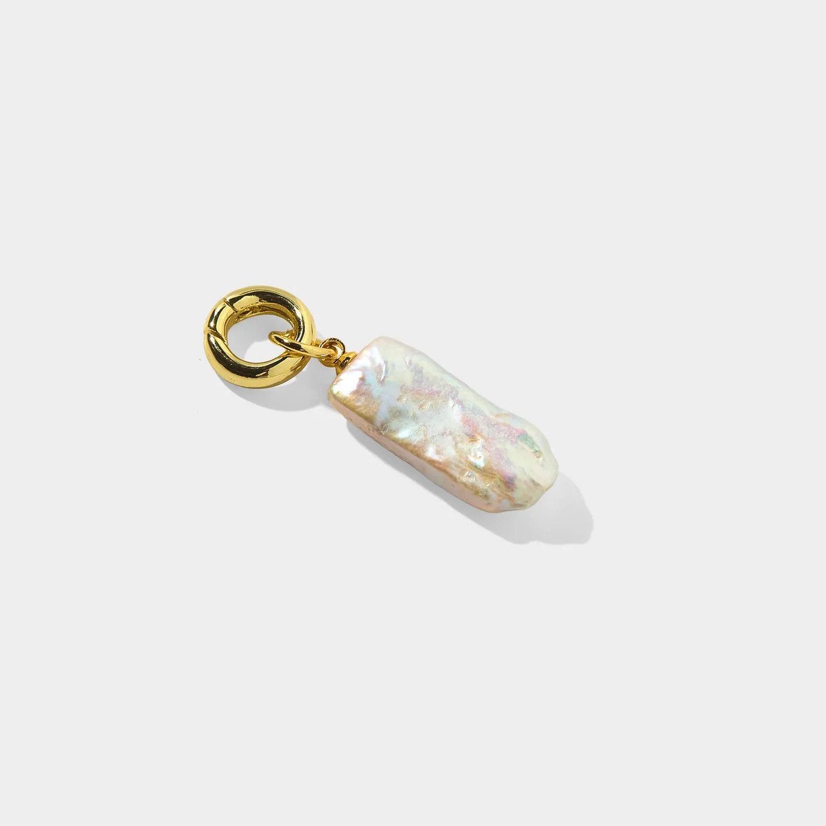 Elongated Pearl Charm | Allie + Bess