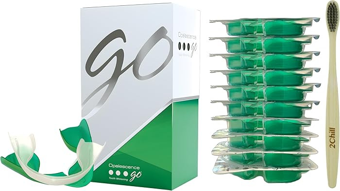 Opalescence Go 15% Mint - Prefilled Teeth Whitening Trays - 15% Hydrogen Peroxide - (10 Treatment... | Amazon (US)
