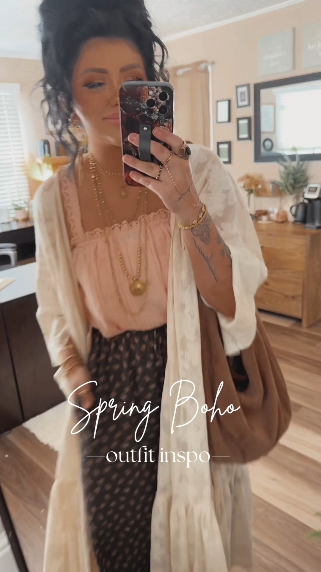 Spring boho outfit of the day 🩷✨🌺🌼
Couldn’t link all the exact pieces but here are some alternatives!

Top- Walmart 
Kimono- Older from The Flower Girl Boutique
Pants- Three Bird Nest 
Shoes- Freebirds 
Jewelry not linked is my shop Bohemia 

#LTKFindsUnder100 #LTKStyleTip #LTKFindsUnder50