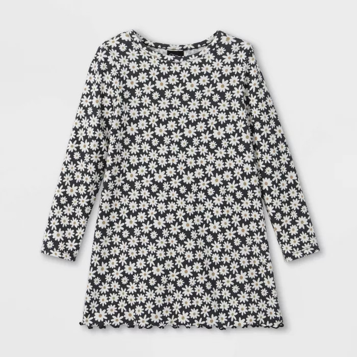 Toddler Girls' Ribbed Long Sleeve Dress - art class™ | Target