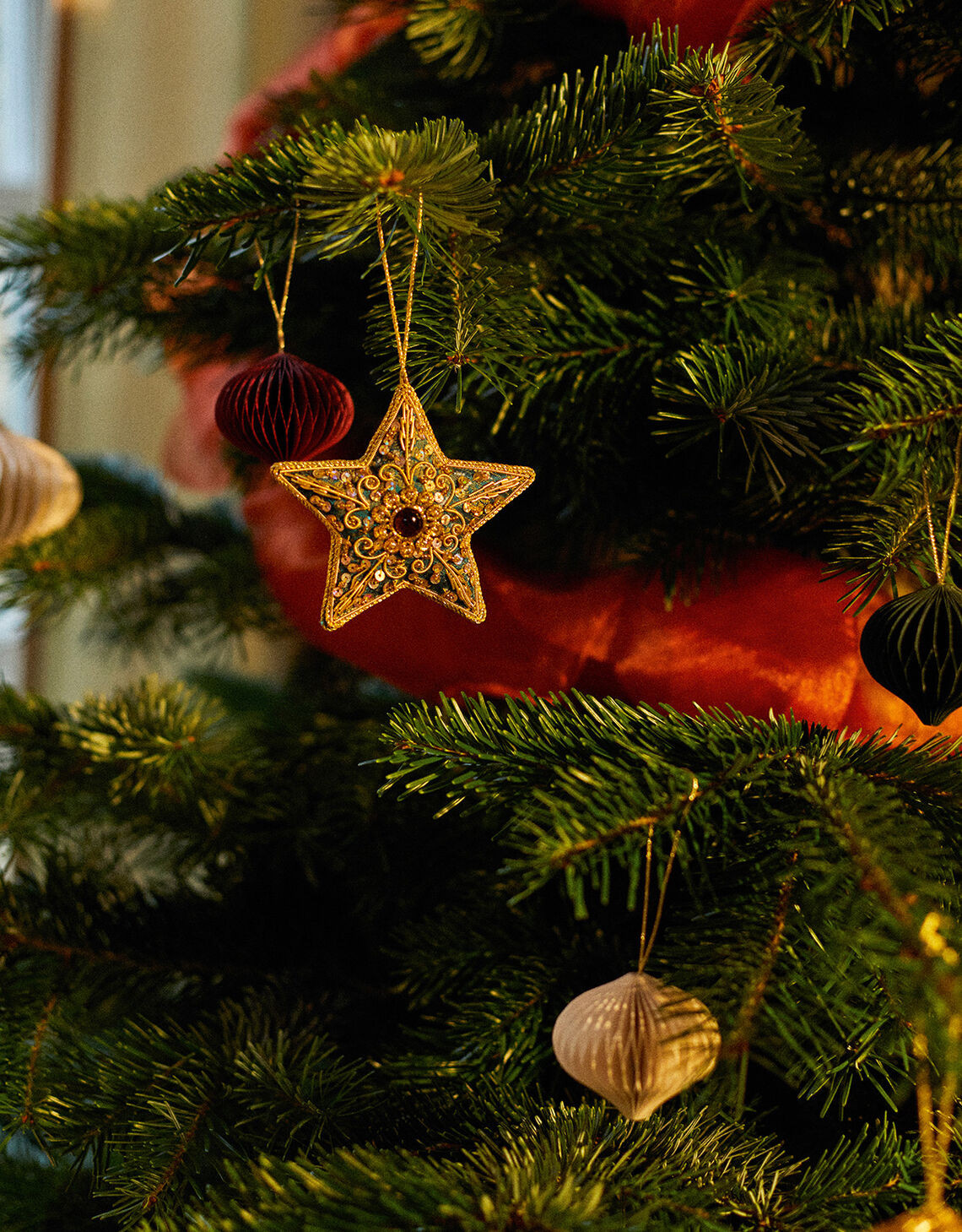 Velvet Embroidered Hanging Decoration Twin Set | Monsoon (UK)