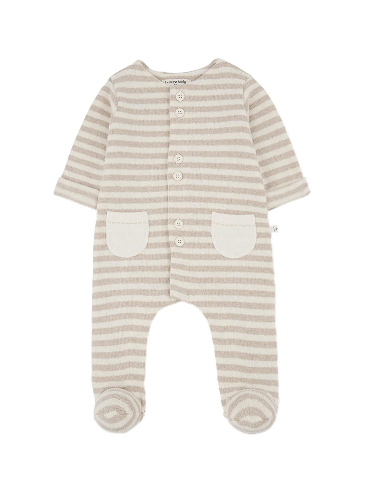 Tan Stripe Milo Footie | Danrie