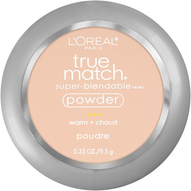 L'Oreal Paris True Match Super-Blendable Oil Free Makeup Powder, Porcelain, 0.33 oz. - Walmart.co... | Walmart (US)