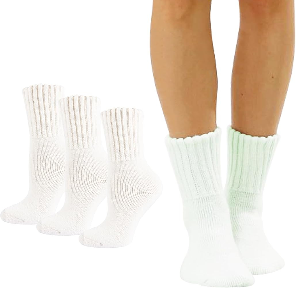 Marchare Women Wool Socks Boot Socks Winter Thick Warm Socks Cozy Crew Socks For Women | Amazon (US)