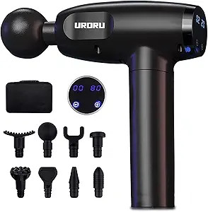 URORU Massage Gun Deep Tissue Massager Back Massager for Athletes Portable Body Muscle Massager P... | Amazon (US)