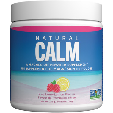 Natural Calm Magnesium Powder Raspberry-Lemon | Well.ca