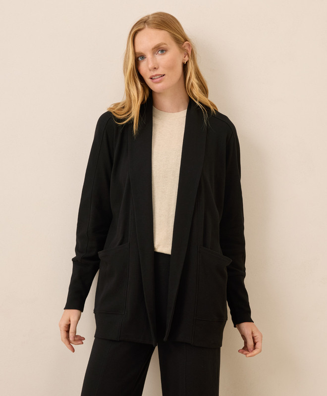 Women’s Airplane Wrap Cardigan made with Organic Cotton | Pact | Pact Apparel