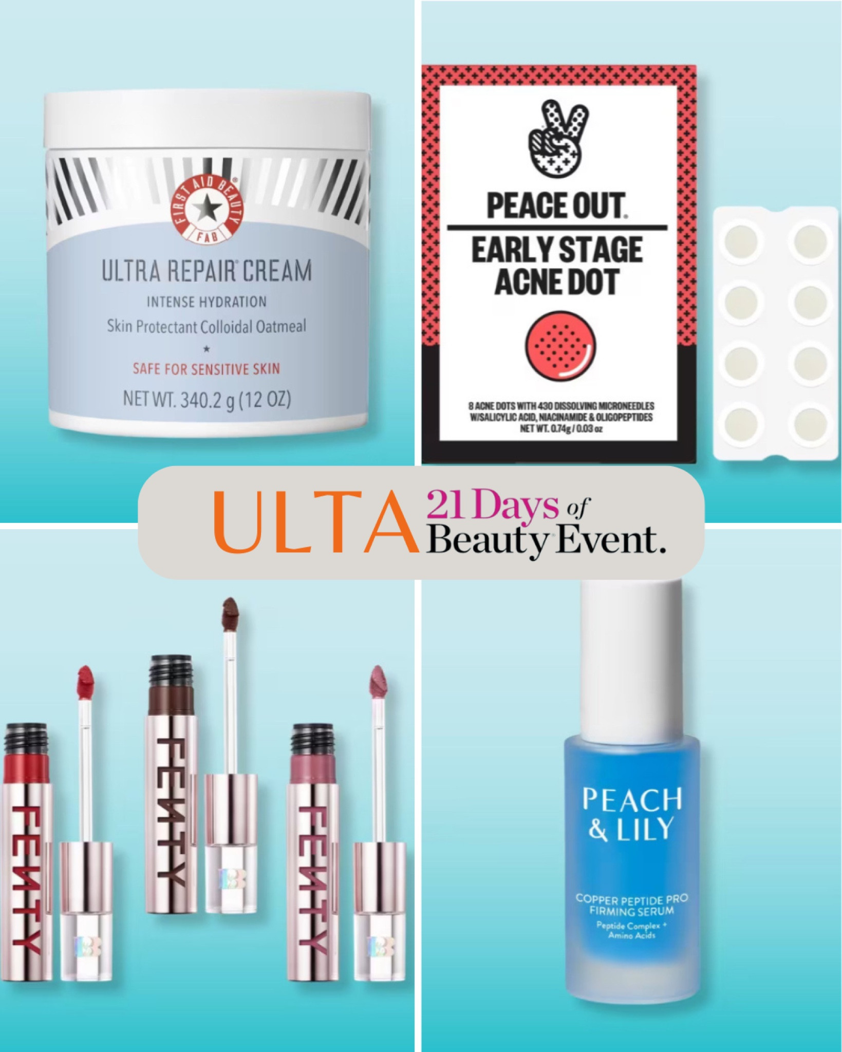 Todays half off deals at Ulta! The First Aid Beauty Ulta hydrating cream is my FAV lotion of all time!

#LTKSaleAlert #LTKFallSale #LTKBeauty