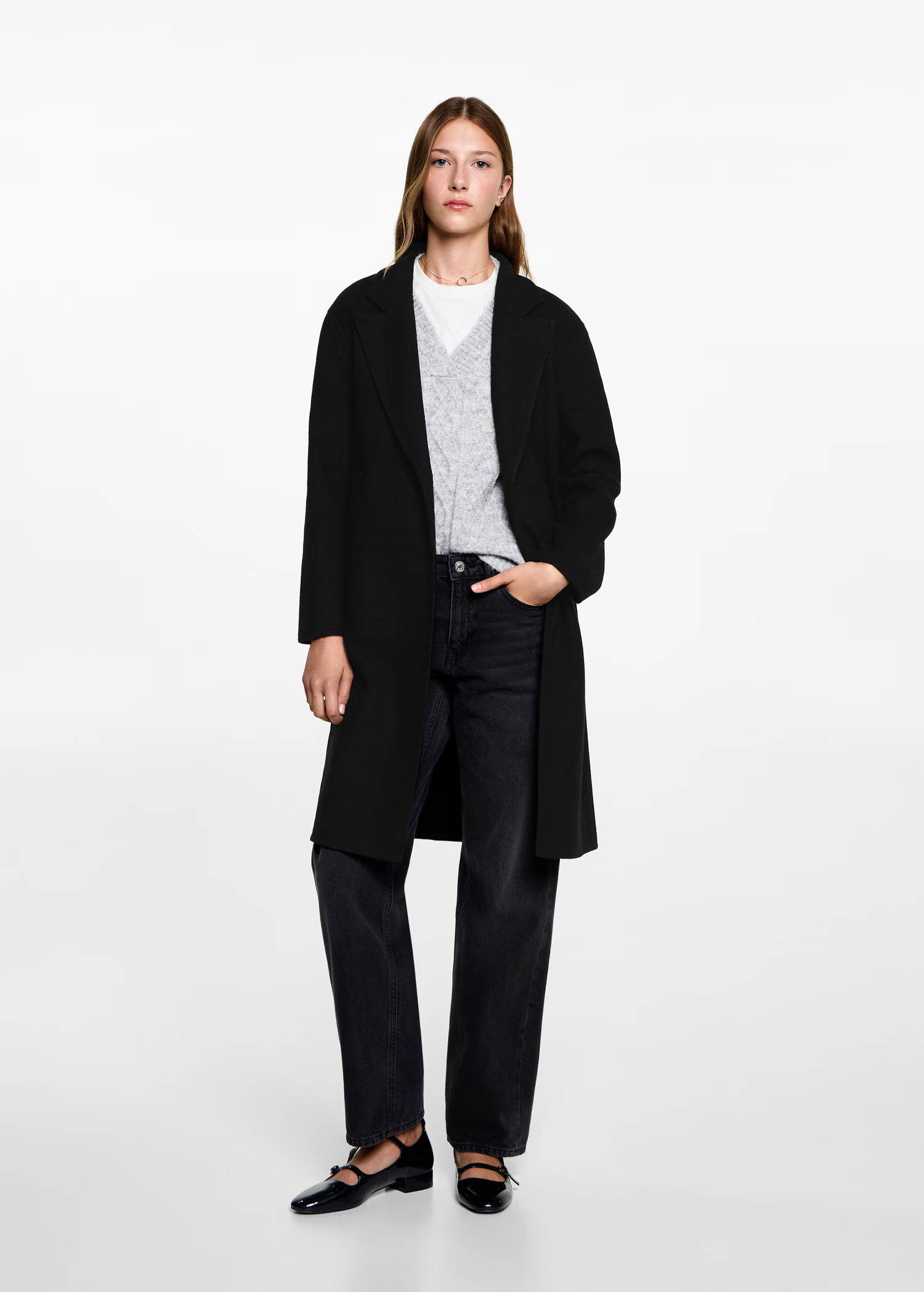 Handmade coat - Teen | MANGO USA | MANGO (US)