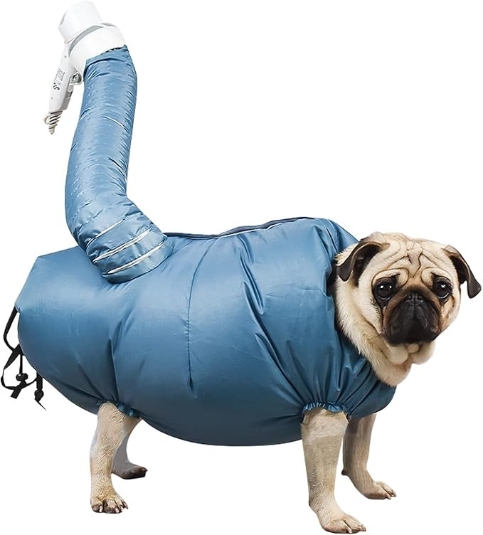 Riyanon Dog Drying Coat, Dog Drying Bag Use with Dog Hair Dryer Grooming Dryer, Portable Quick Dr... | Amazon (US)