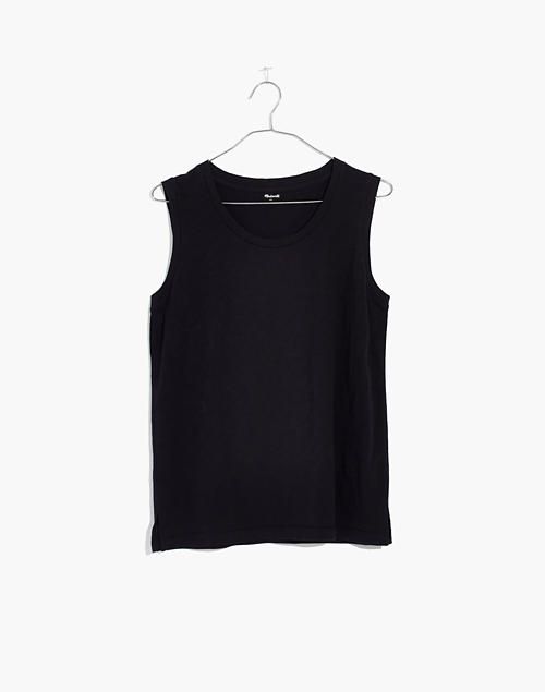 Whisper Cotton Crewneck Muscle Tank | Madewell