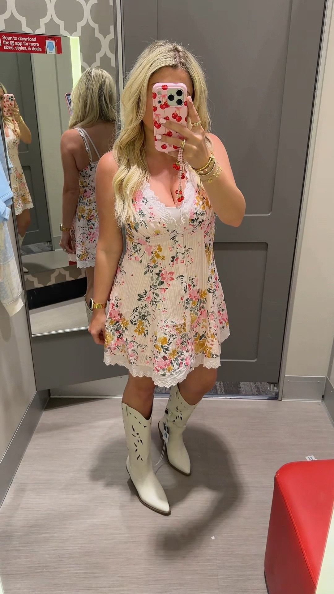 New @Target outfit
Dress small
Cowgirl boots tts
Rodeo
Spring outfit 
Date night 

#LTKootd