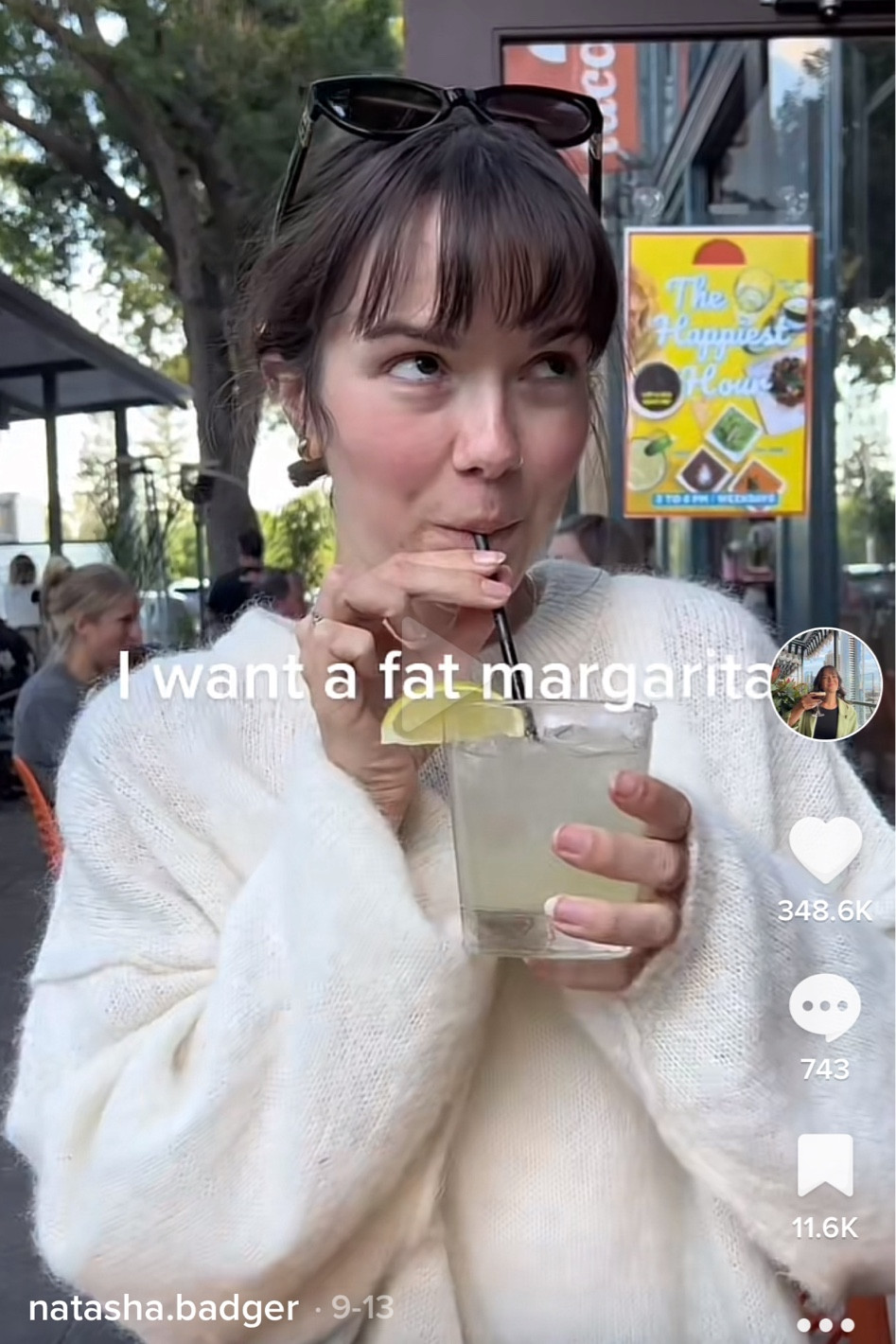THE White oversized sweater from my viral “margarita” TikTok😇 I’ve linked similar ones below