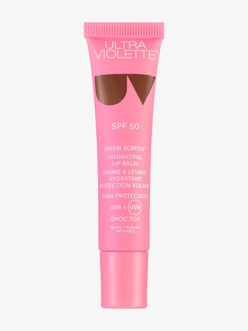 Choc Top Sheen Screen™ SPF 50 Hydrating Lip Balm | Ultra Violette