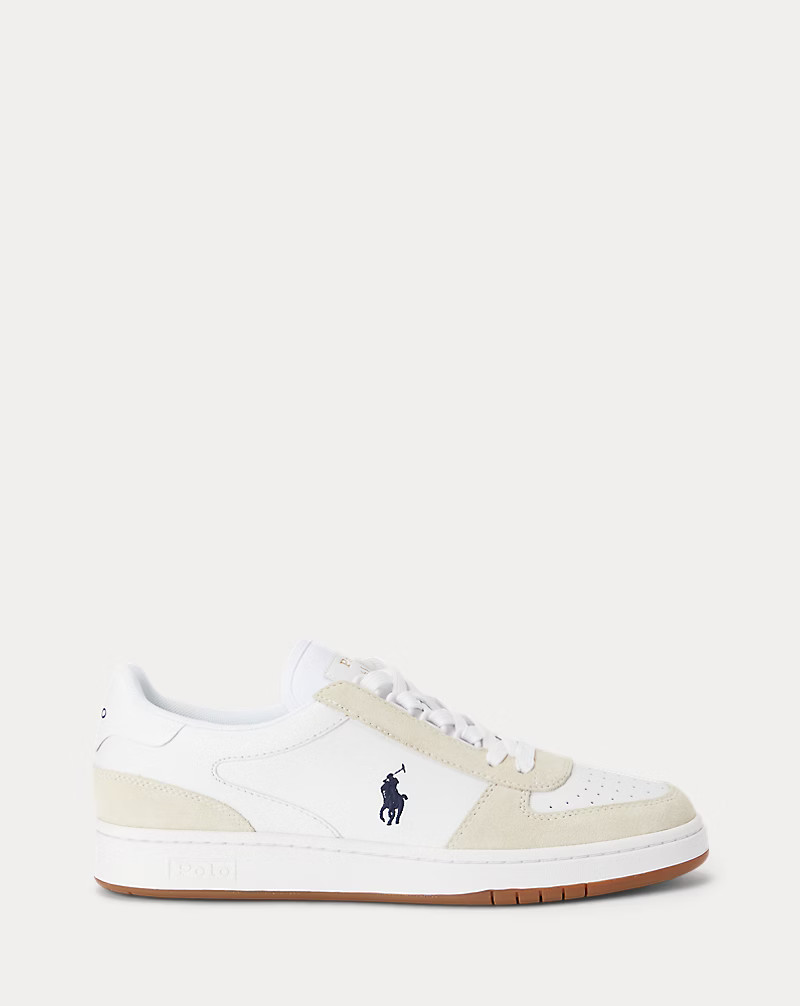 Court Leather-Suede Trainer | Ralph Lauren (UK)
