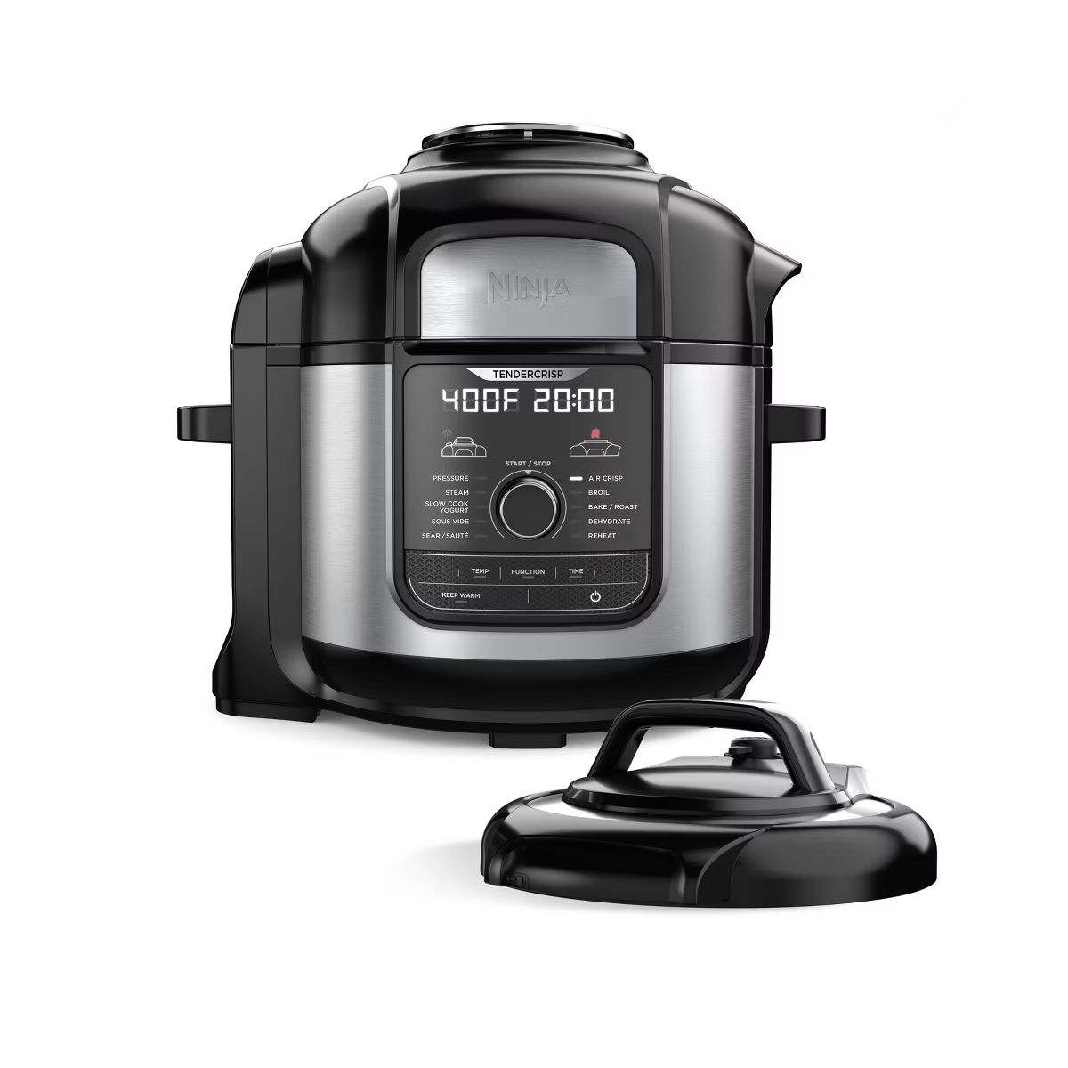 Ninja Foodi 8-qt. 12-in-1 Deluxe XL Pressure Cooker & Air Fryer - Stainless Steel - FD401 | Target