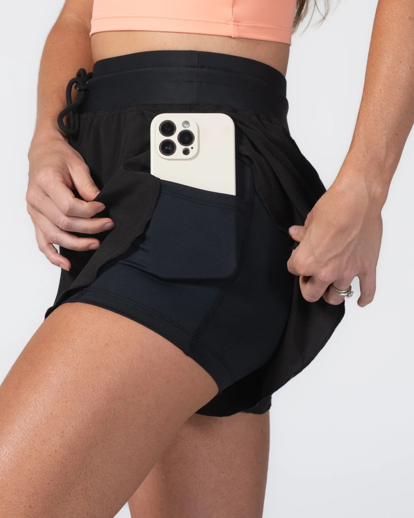 Madeline Shorts - Black | Senita Athletics