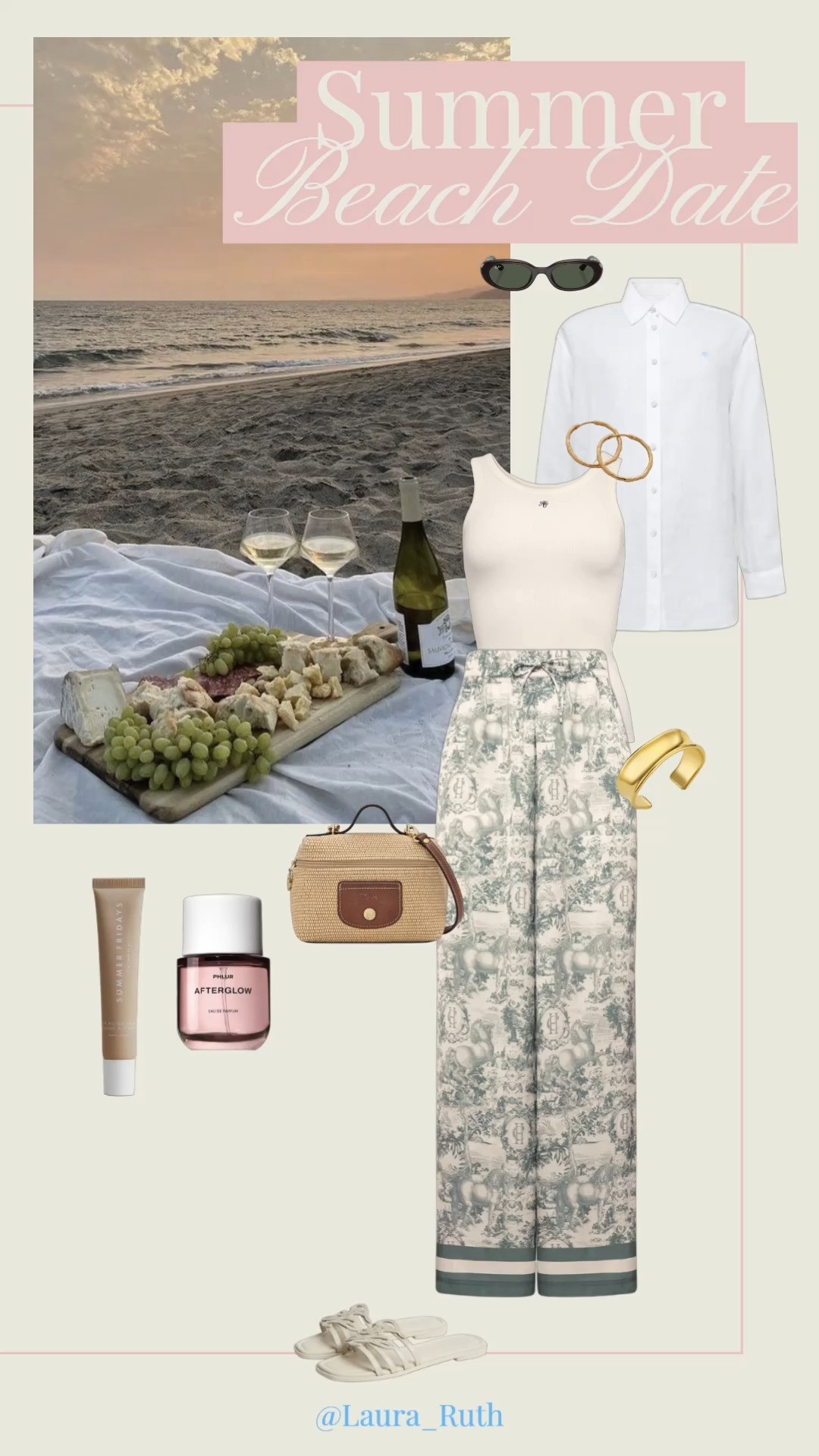Summer beach date, but make it effortlessly chic. 🌊🥂🤍 Linen layers, soft neutrals, woven accessories and the prettiest finishing touches for golden hour by the sea. summer outfits, summer dresses, bathing suits, vacation outfits beach @Holland Cooper

#LTKuk #LTKsummer #LTKtravel