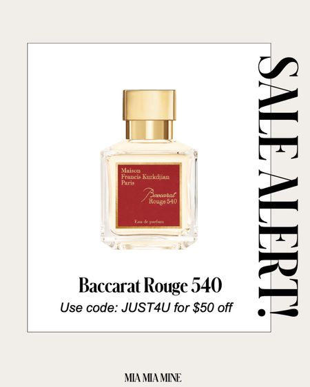 Baccarat rouge 540 on sale at Neiman Marcus
Memorial Day weekend sales
Up to $500 off at Neiman Marcus with code JUST4U


#LTKFind #LTKbeauty #LTKsalealert