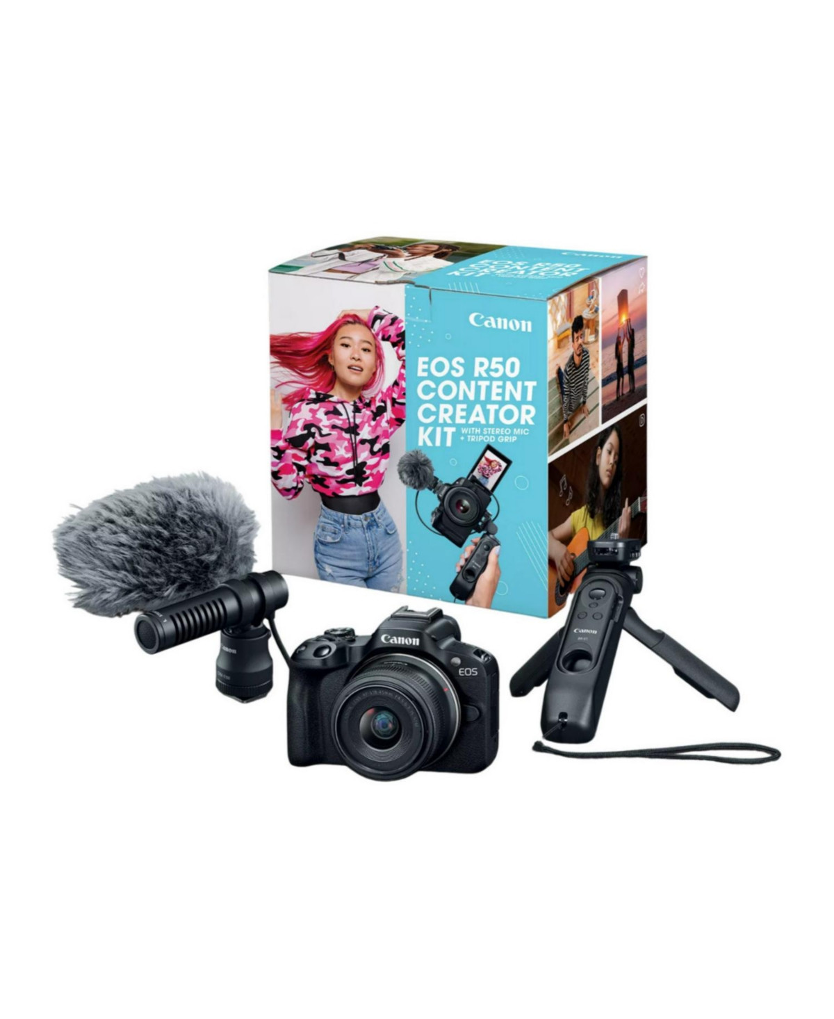 Canon Eos R50 Content Creator Kit - Black | Macy's