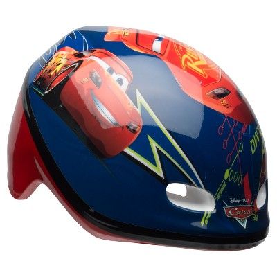 Disney Pixar's Cars Toddler Bike Helmet - Blue/Red | Target