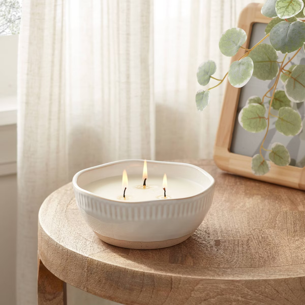 3-Wick Ceramic Candle Vanilla Pumpkin 11.6oz - Threshold™ | Target