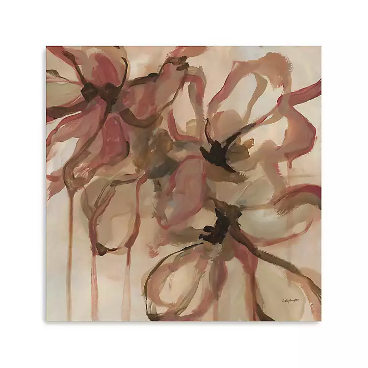Amelia Floral Canvas Art Print, 40x40 | Kirklands Home | Kirklands