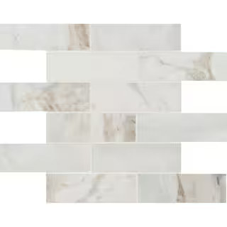 MSI Arabescato Venato White 11.73 in. x 11.73 in. x 10mm Honed Marble Mosaic Tile (9.6 sq. ft./Ca... | The Home Depot