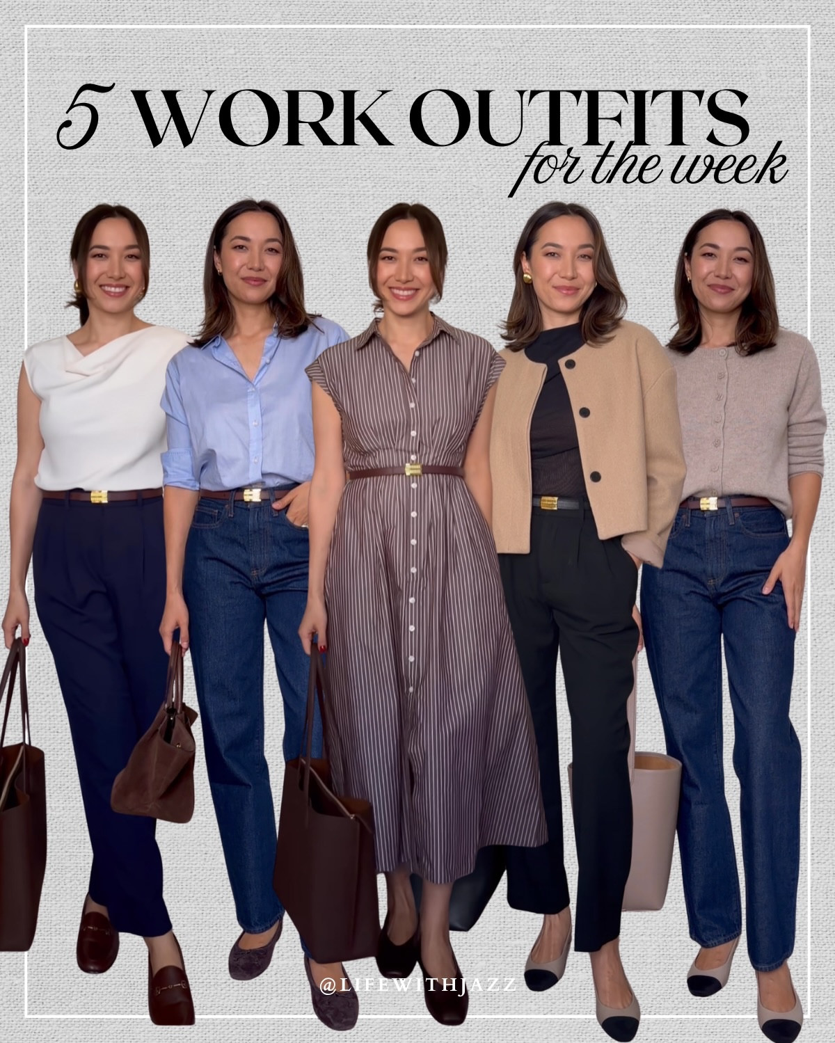 5 spring/ summer work outfits 

#LTKWorkwear #LTKootd