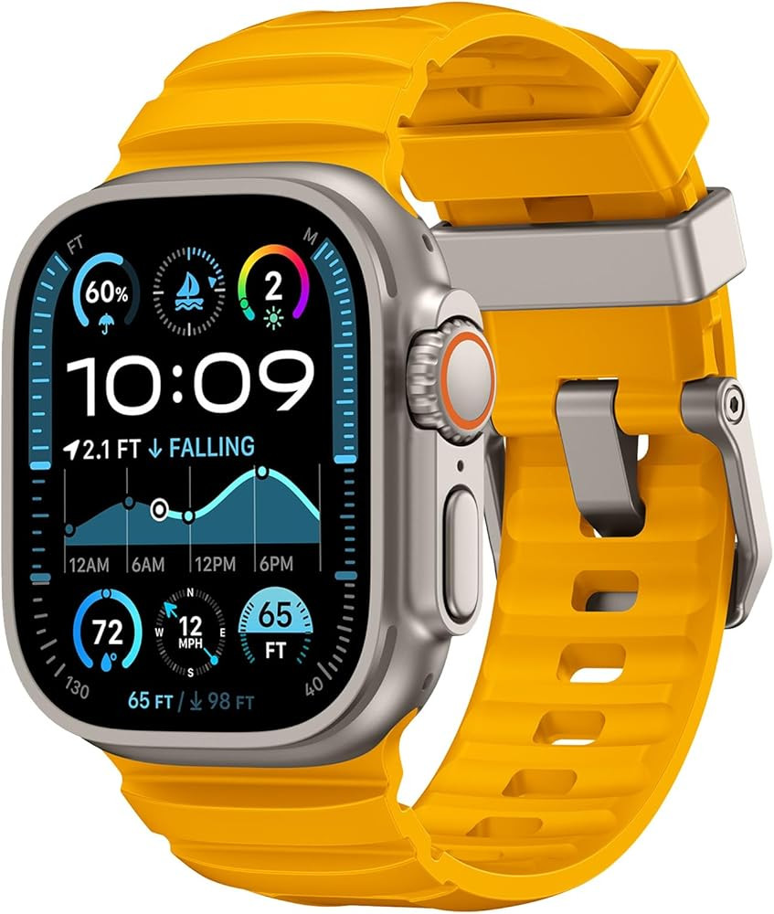 NewWays Rocky Peak Band | For Apple Watch Ultra3 2 1 49mm Series 11 10 9 8 7 6 5 4 SE 44/45/46mm | Ultimate Powerful Watch Strap | Amazon (US)