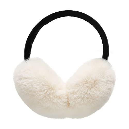 ZLYC Womens Girls Winter Fashion Adjustable Faux Fur EarMuffs Ear Warmers | Amazon (US)
