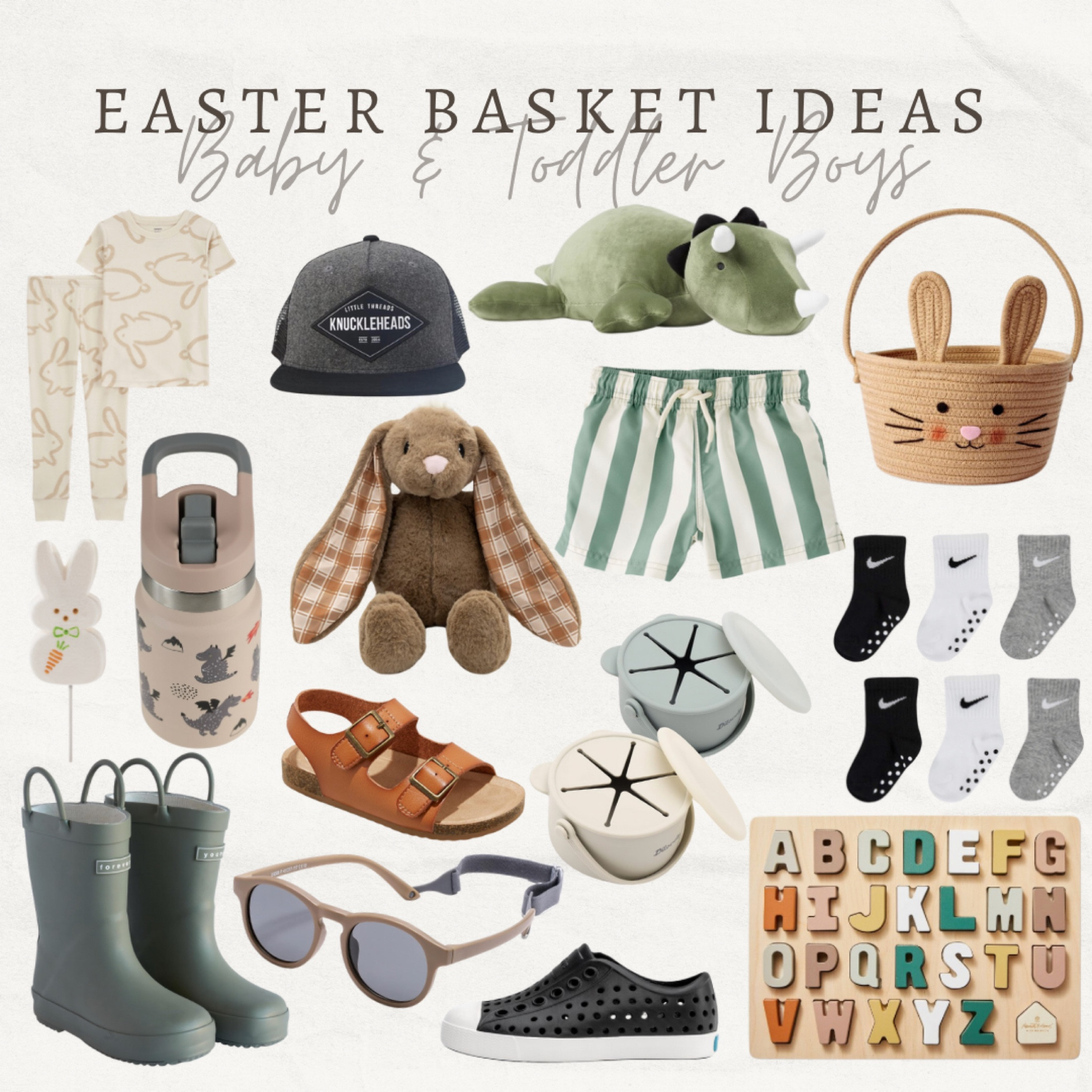 Easter basket gift ideas for toddler & baby boys! 

#LTKkids #LTKfindsunder50 #LTKSpringSale