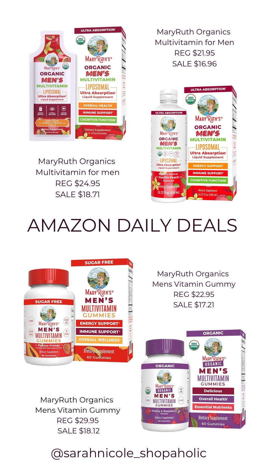 Amazon Deal of the Day discounts! Get up to 20% off plus an extra 20% with code MRODEALDAY.

#LTKSaleAlert #LTKMens