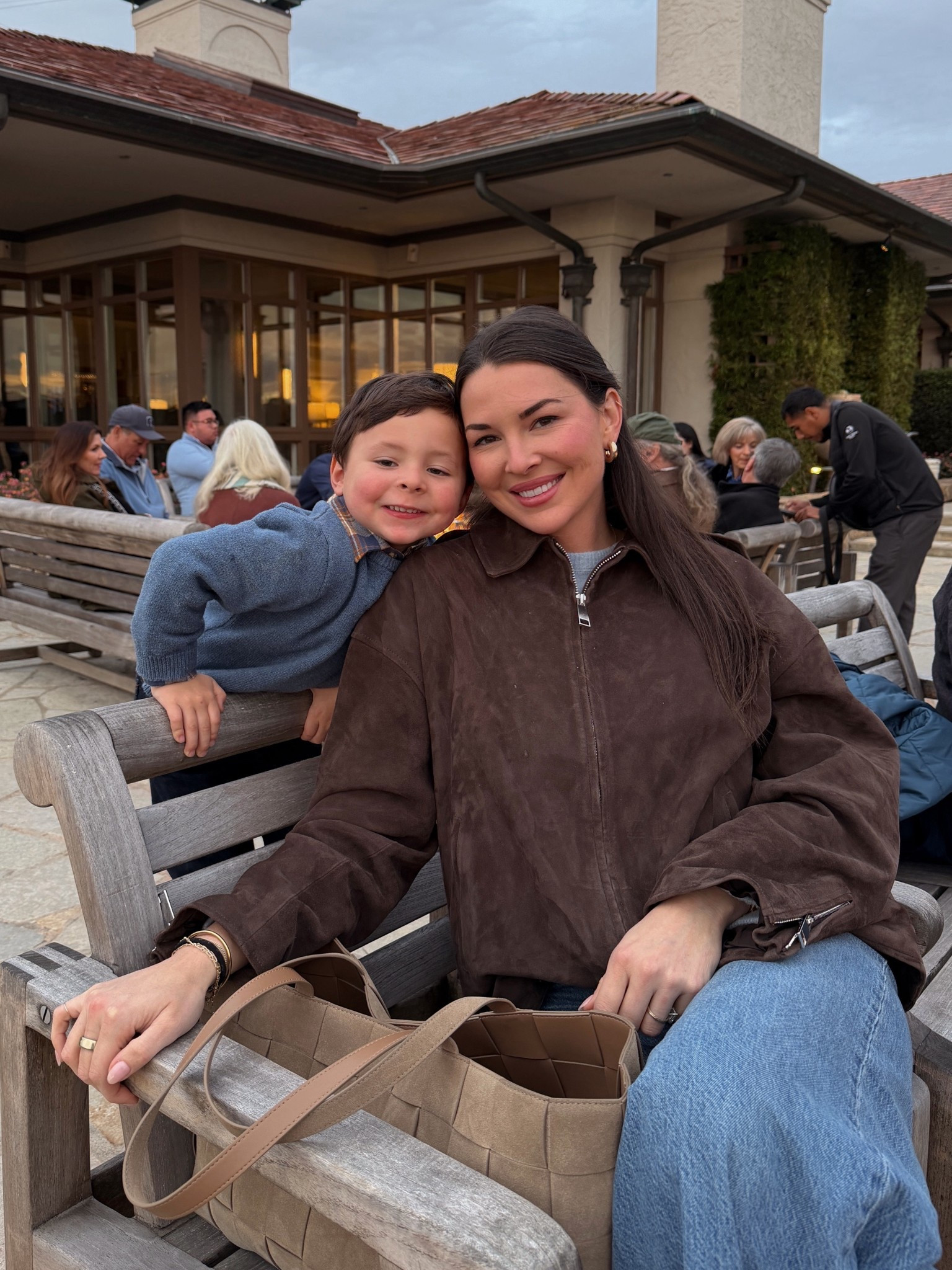 Still on cloud 9 from Carmel ☁️✨tagging my brown suede jacket and a similar Amazon one! I ordered to confirm the quality is excellent. 

#LTKdayinmylife #LTKHoliday
