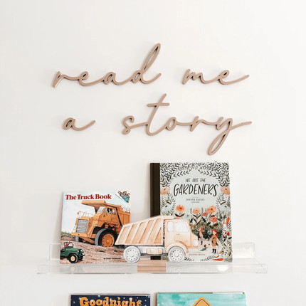 Read Me A Story Nursery Wall Decor