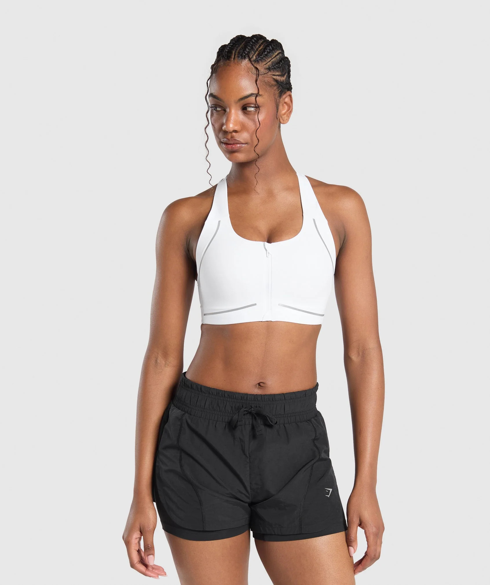 Gymshark Running Sports Bra - White | Gymshark UK