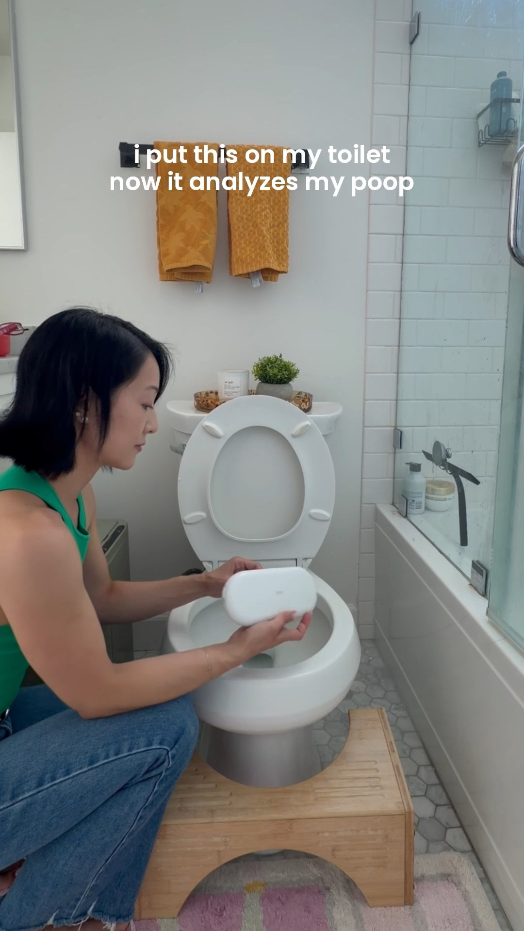 the toilet device that analyzes your poop

i put this on my toilet and now it analyzes my poop… yes, really.

as a girl with unpredictable poops, i am not organized enough to track all this myself 😭

Dekoda by Kohler Health works with the Kohler Health app to give insights tied to gut health, hydration, blood detection, and changes over time.

@KohlerHealth #KohlerHealthPartner #LTKWellness #LTKHome #guthealth #pooptracking
