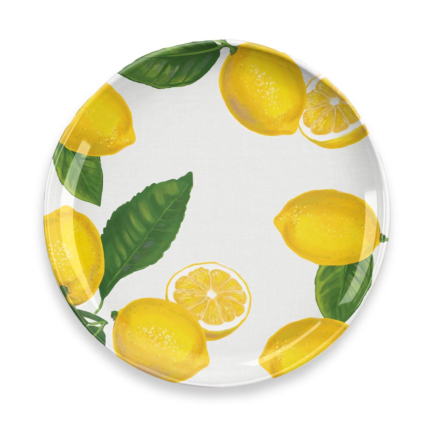 Lemon Fresh Dinner Plate, 10.5",Melamine,Pack of 6 EA | Walmart (US)
