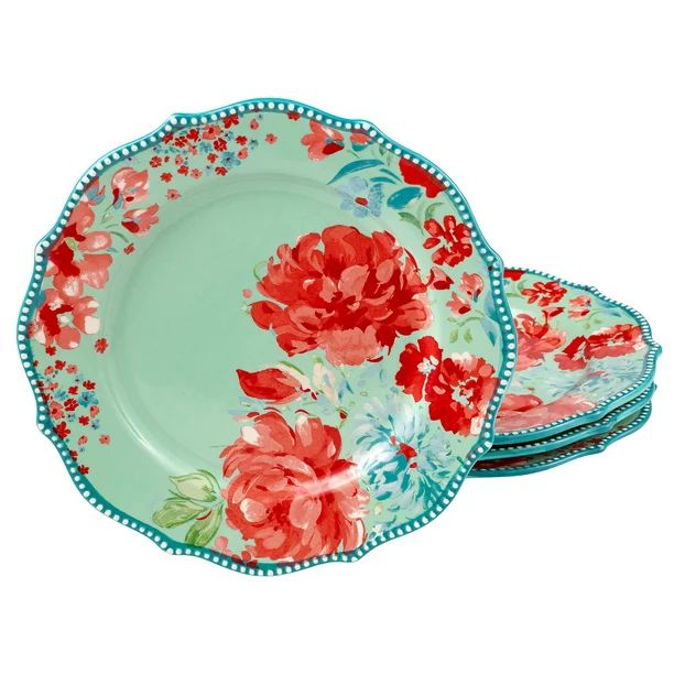The Pioneer Woman Gorgeous Garden Dinner Plates, Set of 4 | Walmart (US)