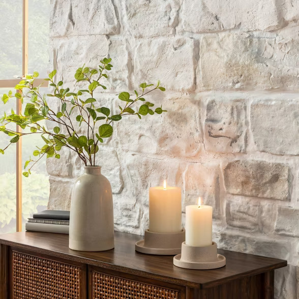 Faux Hazel Leaf Plant Stem - Hearth & Hand™ with Magnolia | Target