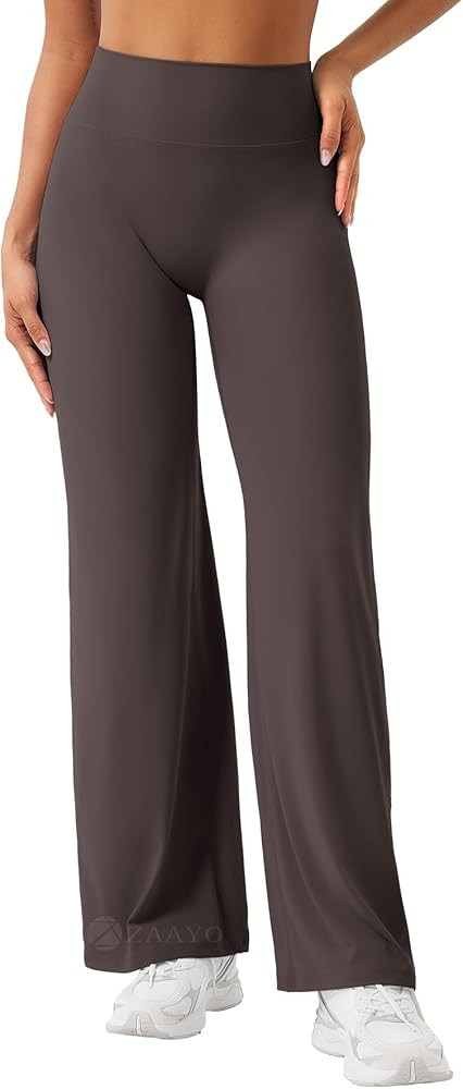 Nahtlose Straight Leggings Damen Hohe Taille Flared Leggings Yoga Hosen Sport Yoga Legging Damen ... | Amazon (DE)