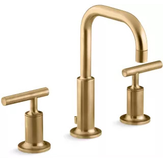 Purist 1.2 GPM Widespread Bathroom Faucet with Pop-Up Drain Assembly | Build.com, Inc.