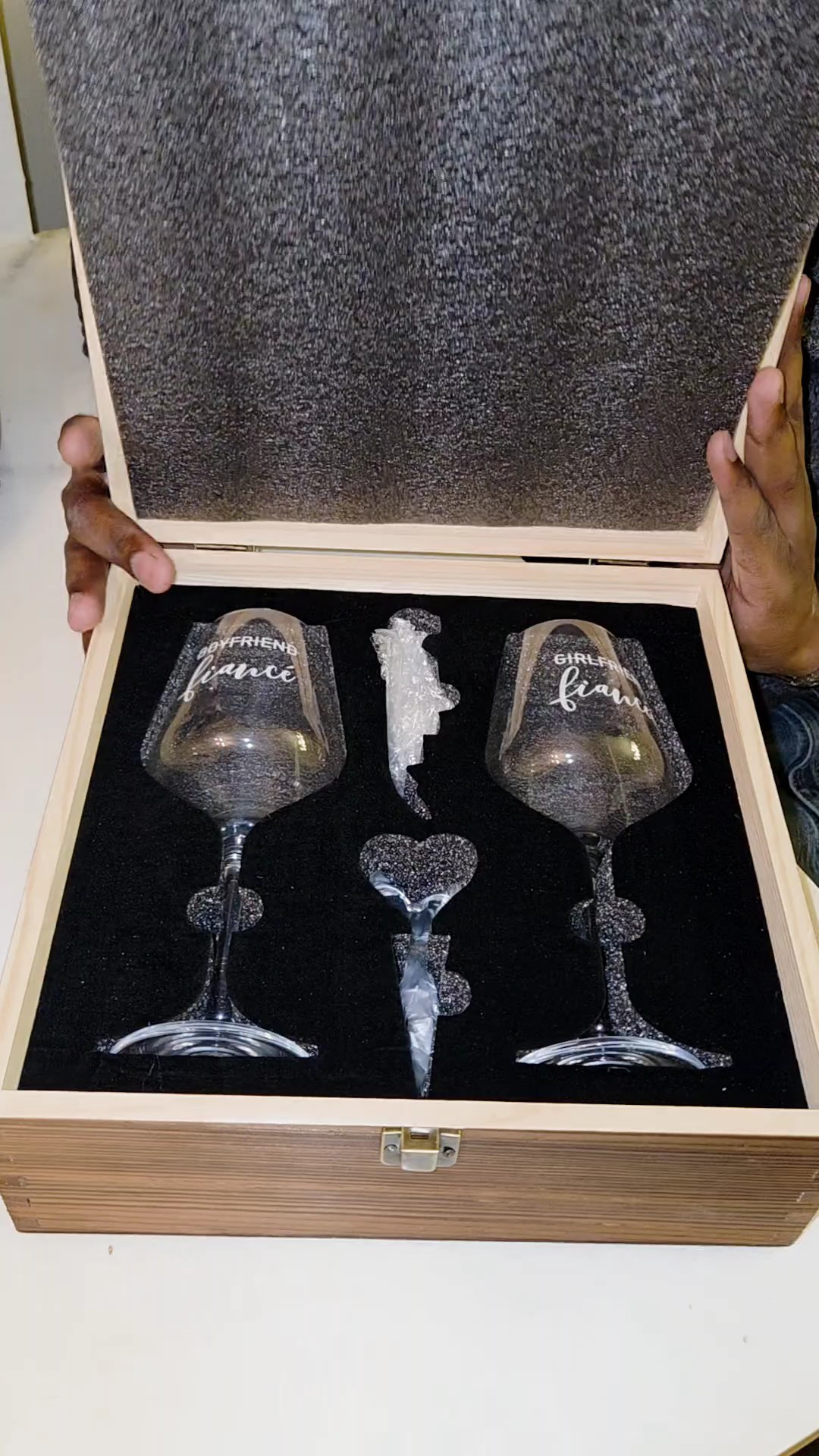 Engagement Gifts for Couples Wine Glasses Set

#LTKGiftGuide