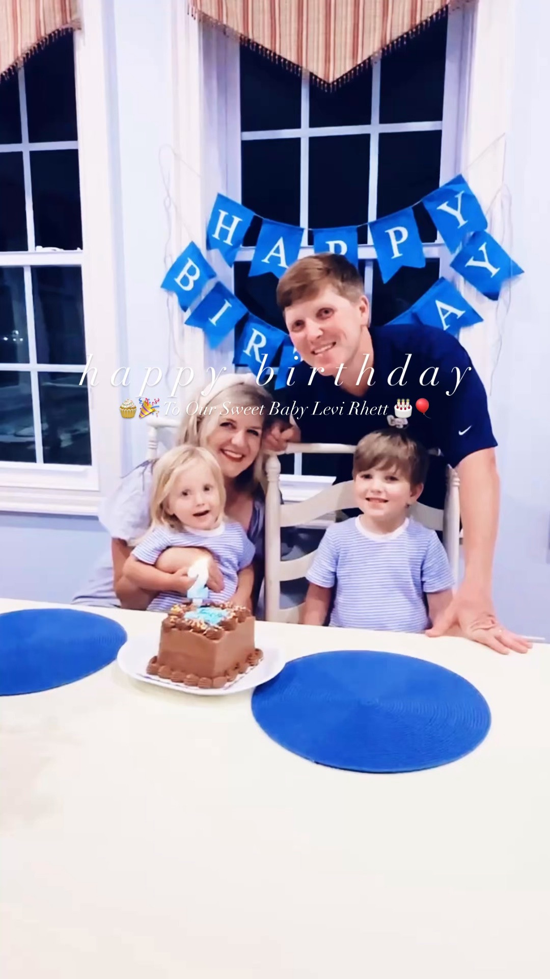 Yesterday was just the sweetest little birthday 🎂 for Sweet Baby Levi Rhett 👶🏼🩵 from start to finish!! 🥰🎈🥳🥞🎉🧁🪴🧺🌊💤🐚 #birthdayfun #sweetestbirthday 

A cozy birthday 🎂 morning back home 🏡 on the farm with balloons 🎈 in the crib 👶🏼, baby blue sprinkle 🩵 pancakes 🥞 (the boys’ birthday tradition!) 😋, and sweet birthday 🎉 naptime 💤 snuggles 🥰 before packing up our bags 💼 to head to the  b e a c h  !!! 🥳🌊🇺🇸🐚☀️🍉⛵️✨

Before we headed out on the road 🚙, we first got to collect 🥰 this big (!!) beautiful harvest 🧺 from our garden 🪴 on the farm 🚜 to bring down to the beach!! 🏖️ Look at all of this homegrown goodness 🥒💛🫑🥚 y’all!! 🤩 So special getting to take the “first fruits” 🤗  from our garden 🪴 to the beach house to share with family this weekend 😍 - going to be so yummy!! 😋 #gardenharvest #happygarden 

Loved getting to have a little “date night” in the car 🚙 hehe 🤭 with the hubby while the littles were sleeping!! 💤 And then once we got there ✨, we got to have a little late night birthday cake 🎂 fun 🤩 with my precious parents ❤️ to celebrate 🎉 our Sweet Baby Levi Rhett 👶🏼🩵 turning  t w o ✌🏽and we couldn’t be more excited for a weekend down by the sea 🌊 at the family beach house with my parents and sister’s family coming up tomorrow!! 😍 Yay for MDW 🇺🇸 and all the good times ahead welcoming in sweet sweet 🍉 summertime ☀️ down in our favorite place - by the sea!! 🌊 🐚🌞⛵️