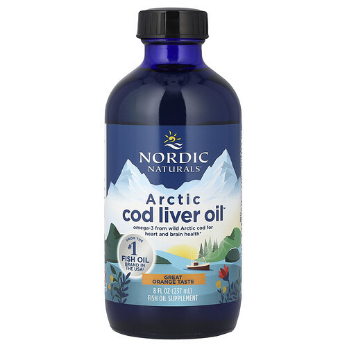 Nordic Naturals, Arctic Cod Liver Oil™, Orange, 8 fl oz (237 ml) | iHerb