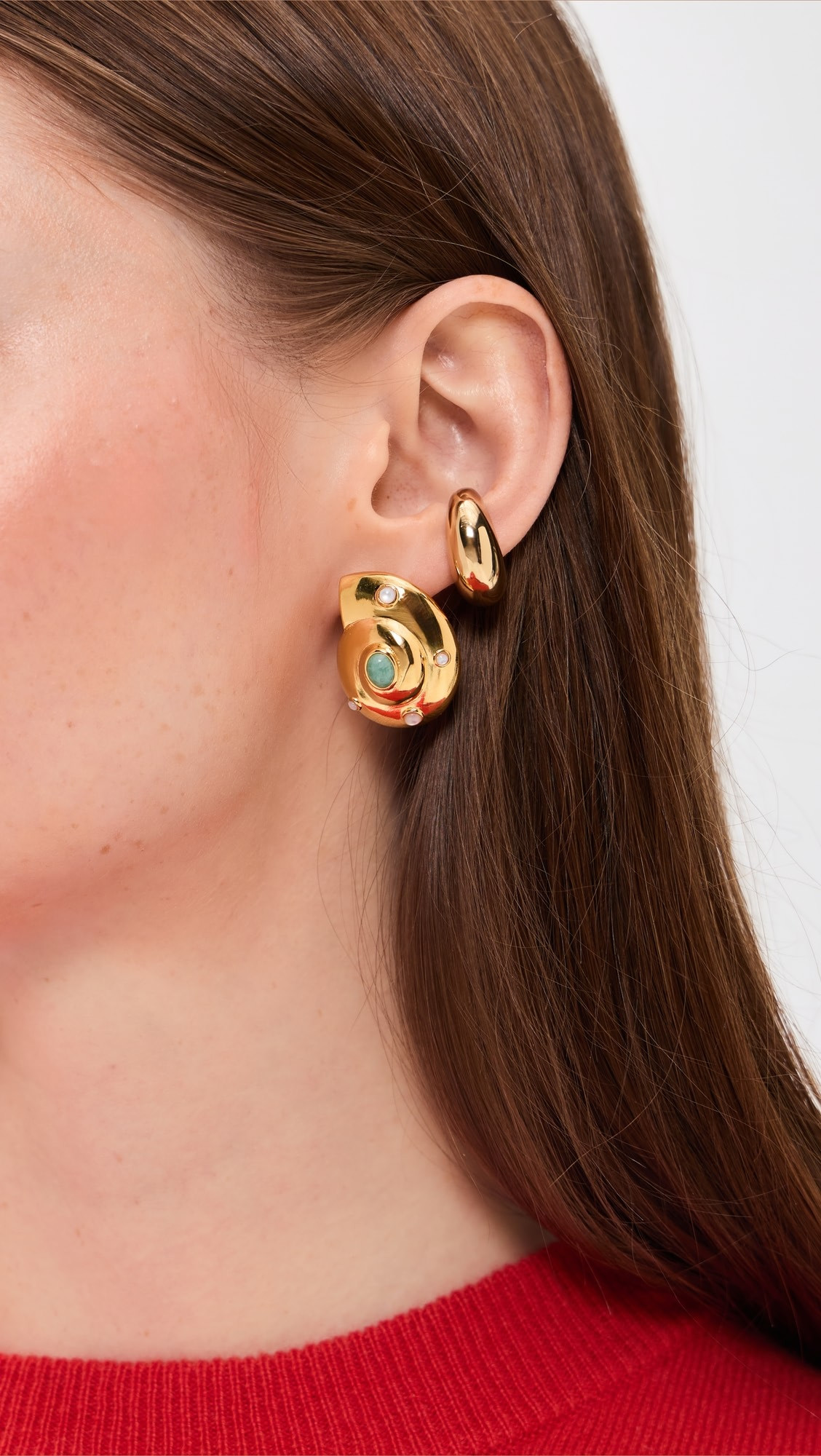 Nautilus Stud Earrings | Shopbop